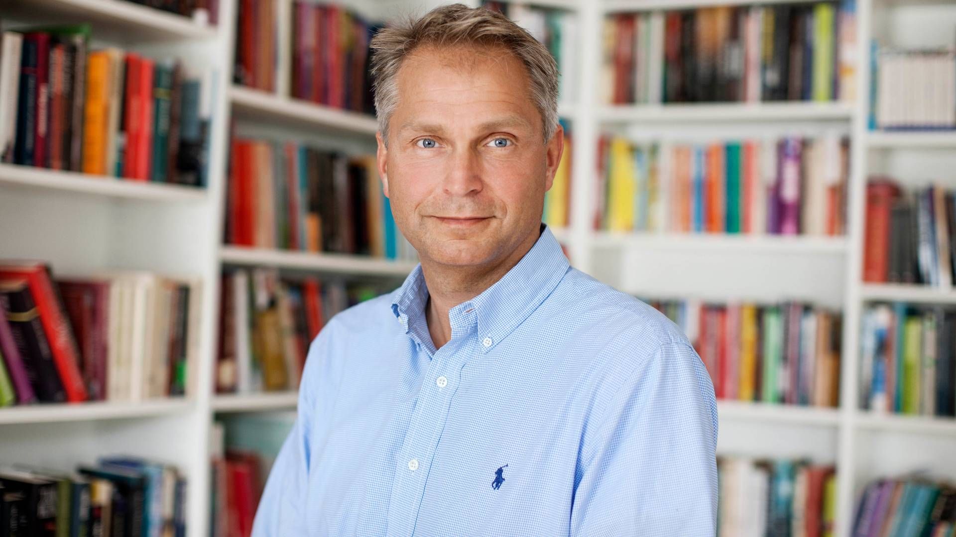 Adm. direktør Lars Boesgaard kan glæde sig over en vækst i omsætningen hos Lindhardt og Ringhof på 35 pct. | Foto: Pr/lindhardt og Ringhof