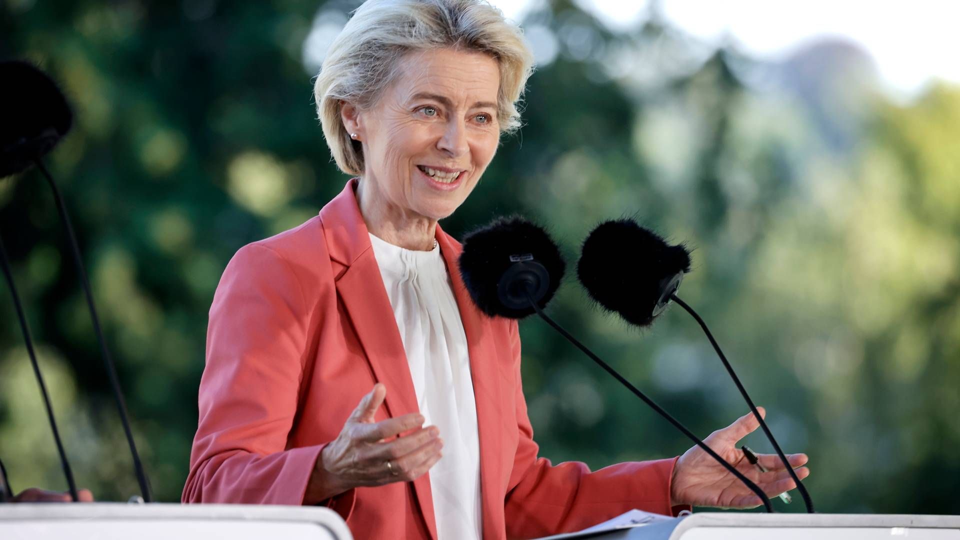 Ursula von der Leyen står i spidsen for Europa-Kommissionen. | Foto: Jens Dresling