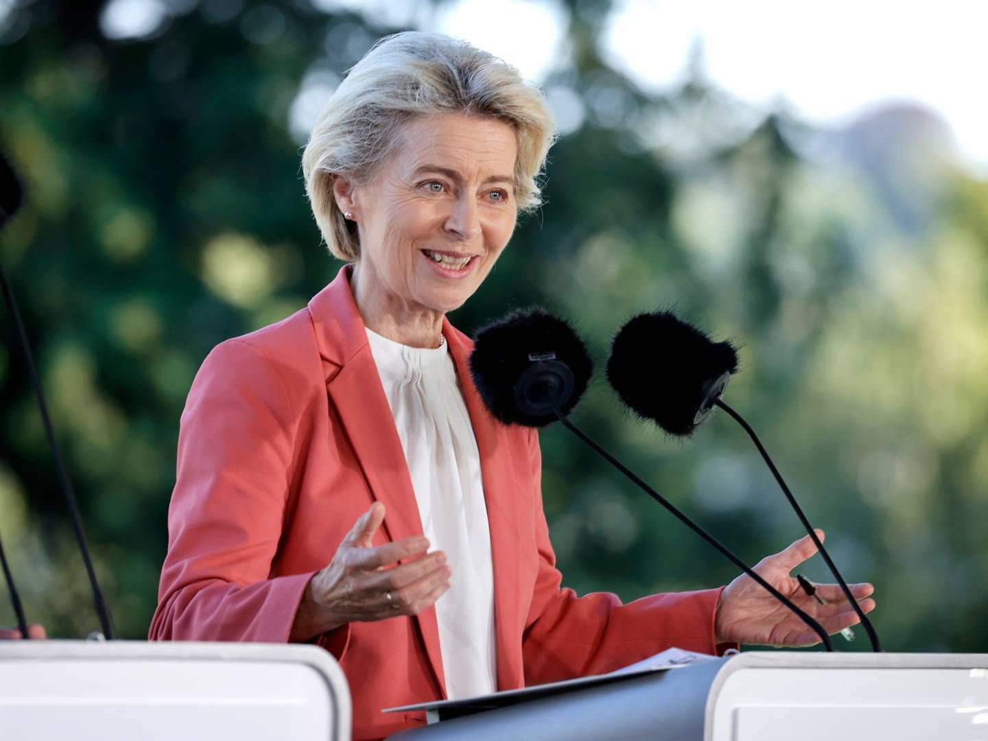 Ursula von der Leyen står i spidsen for Europa-Kommissionen. | Foto: Jens Dresling