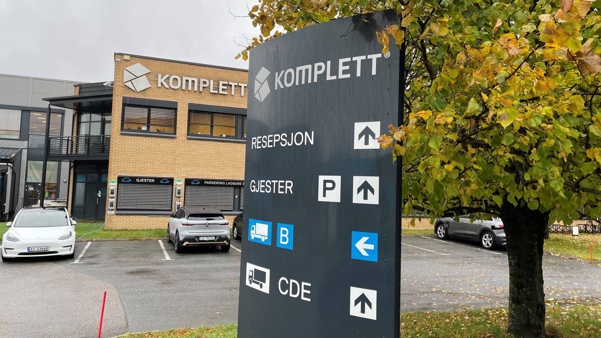 Kompletts hovedkontor utenfor Sandefjord. | Foto: Vebjørn Storvik / HandelsWatch