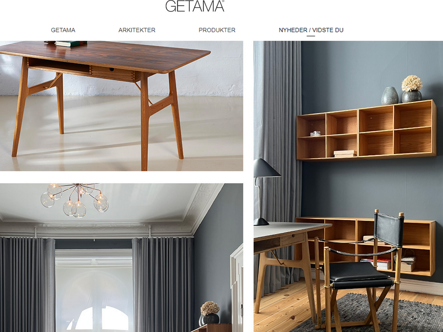 Getama producerer blandt andet stole designet af møbelarkitekten Hans J. Wegner i den nu nedbrændte produktionsbygning. | Foto: PR / Getama