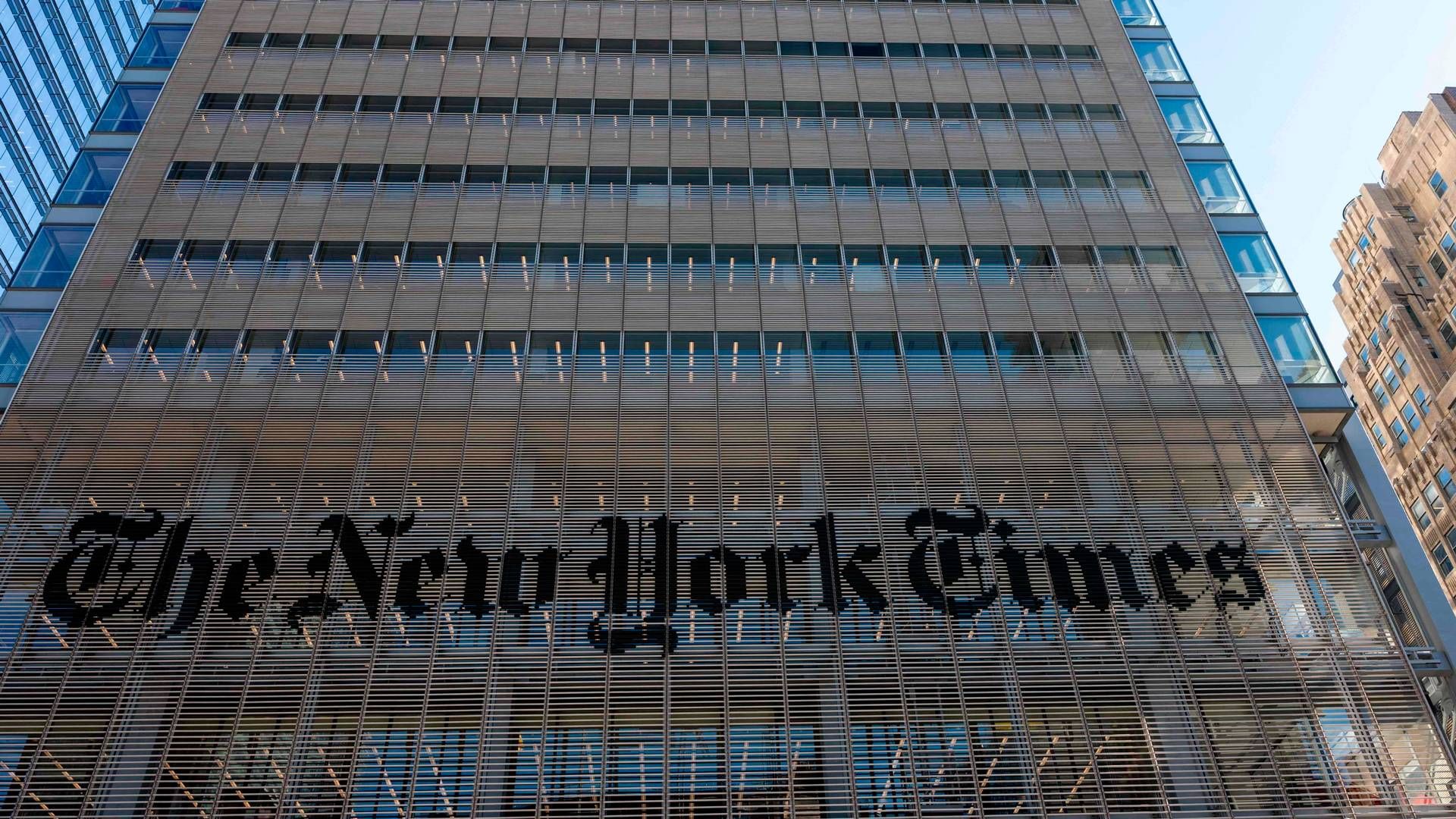 New York Times har et mål om at nå 15 mio. abonnenter inden udgangen af 2027. | Foto: Spencer Platt/AFP/Ritzau Scanpix