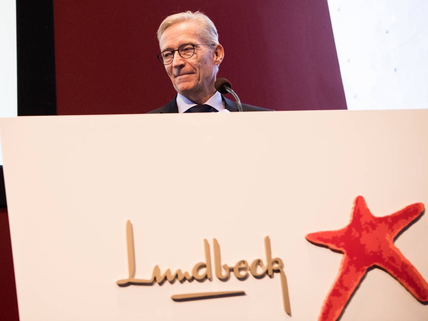 Lars Rasmussen, formand i Lundbeck. | Foto: Gregers Tycho