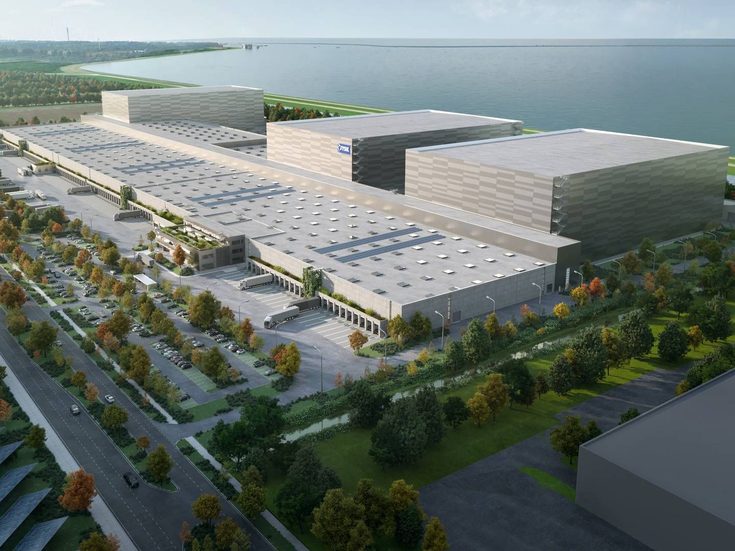 Jysk satte i 2022 byggeriet af koncernens nye, store distributionscenter i Holland på pause. Nu er kæden et skridt nærmere opstarten af byggeprocessen. | Foto: Jysk Pr