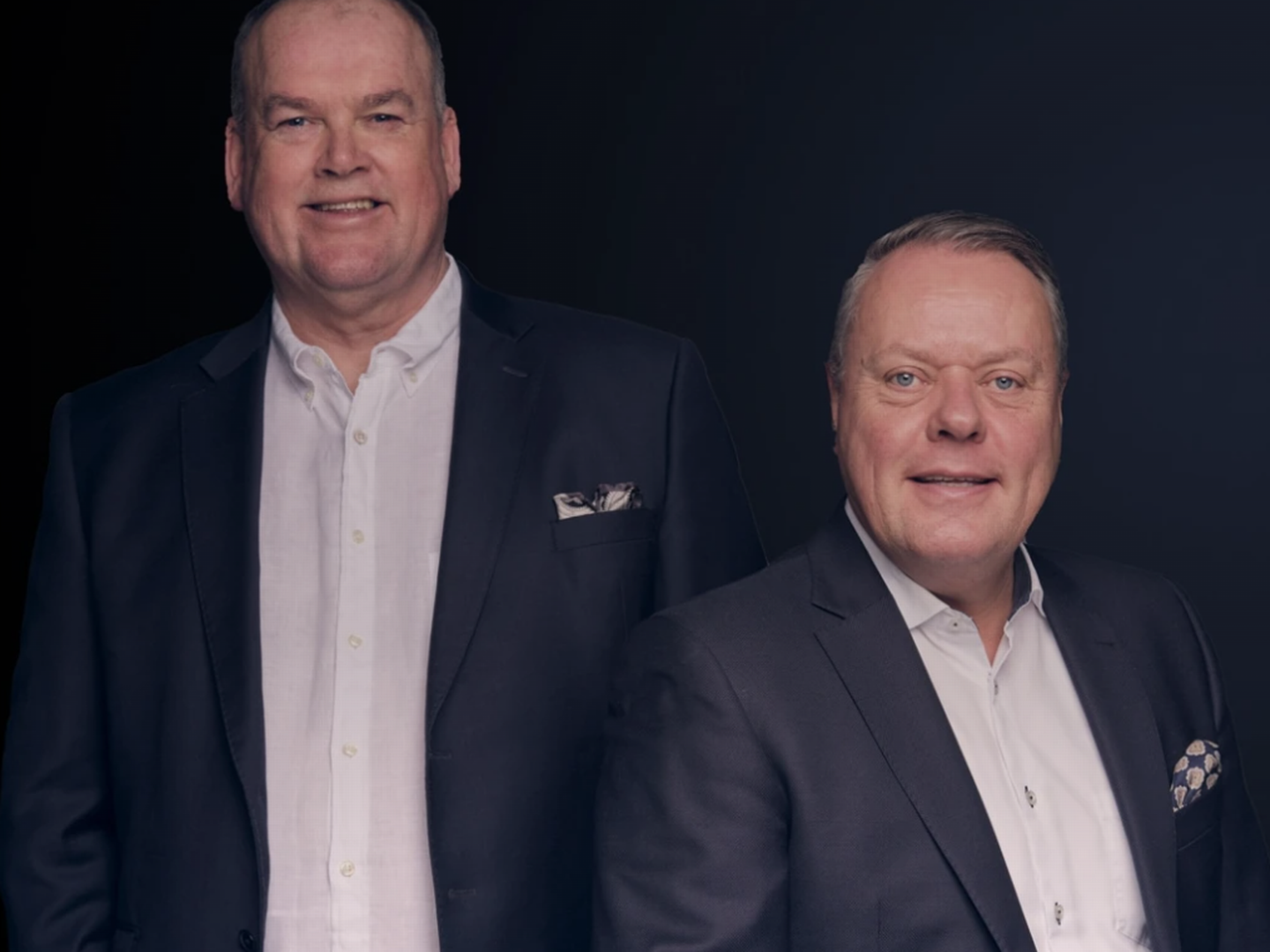 KJØPER: Thor Bjørdal og Erik Dagslett, partnere prosjektfinansiering i Realnor. | Foto: Realnor