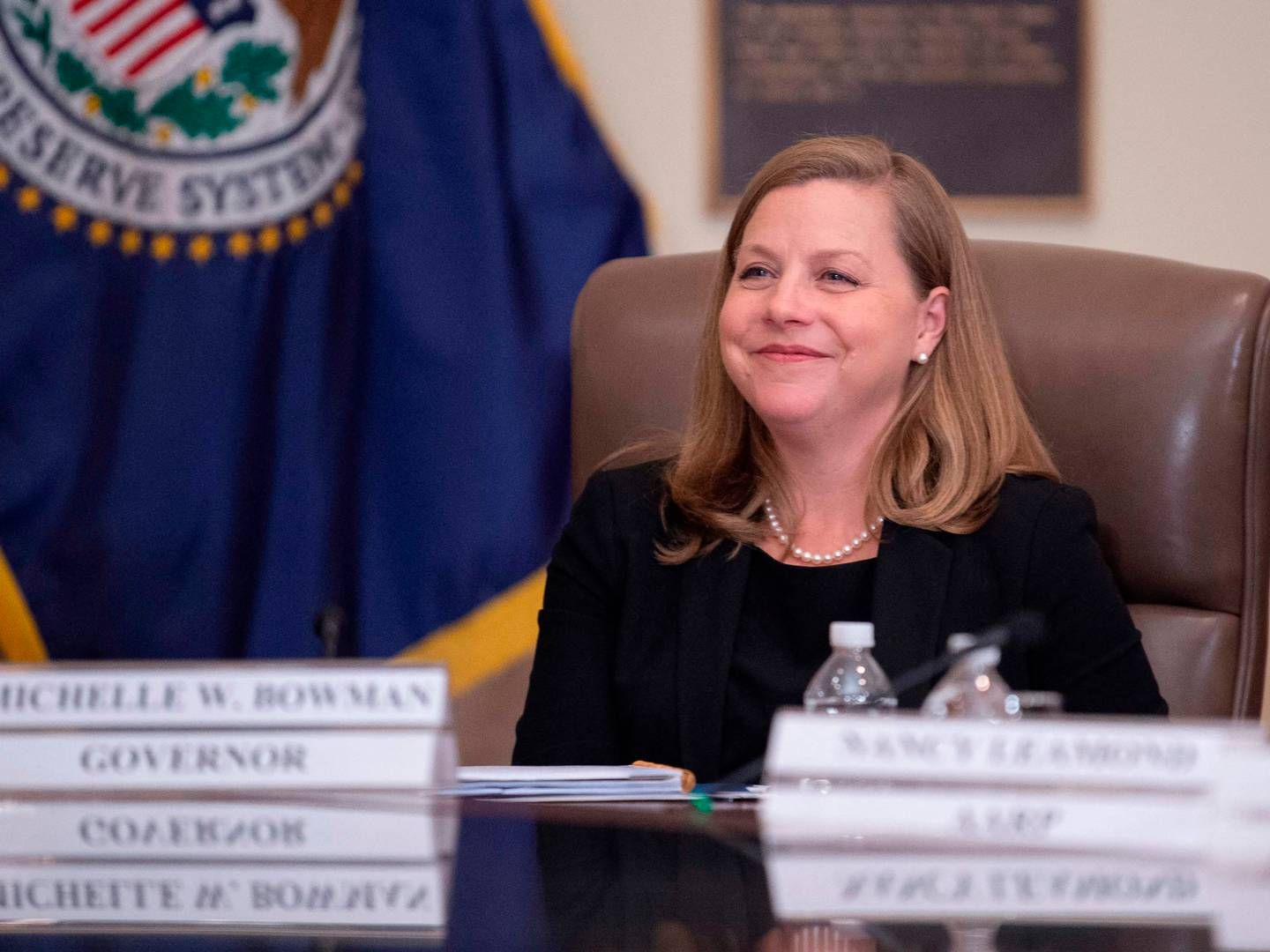 Michelle Bowman er med i ledelsen i den amerikanske centralbank, Federal Reserve. | Foto: Eric Baradat