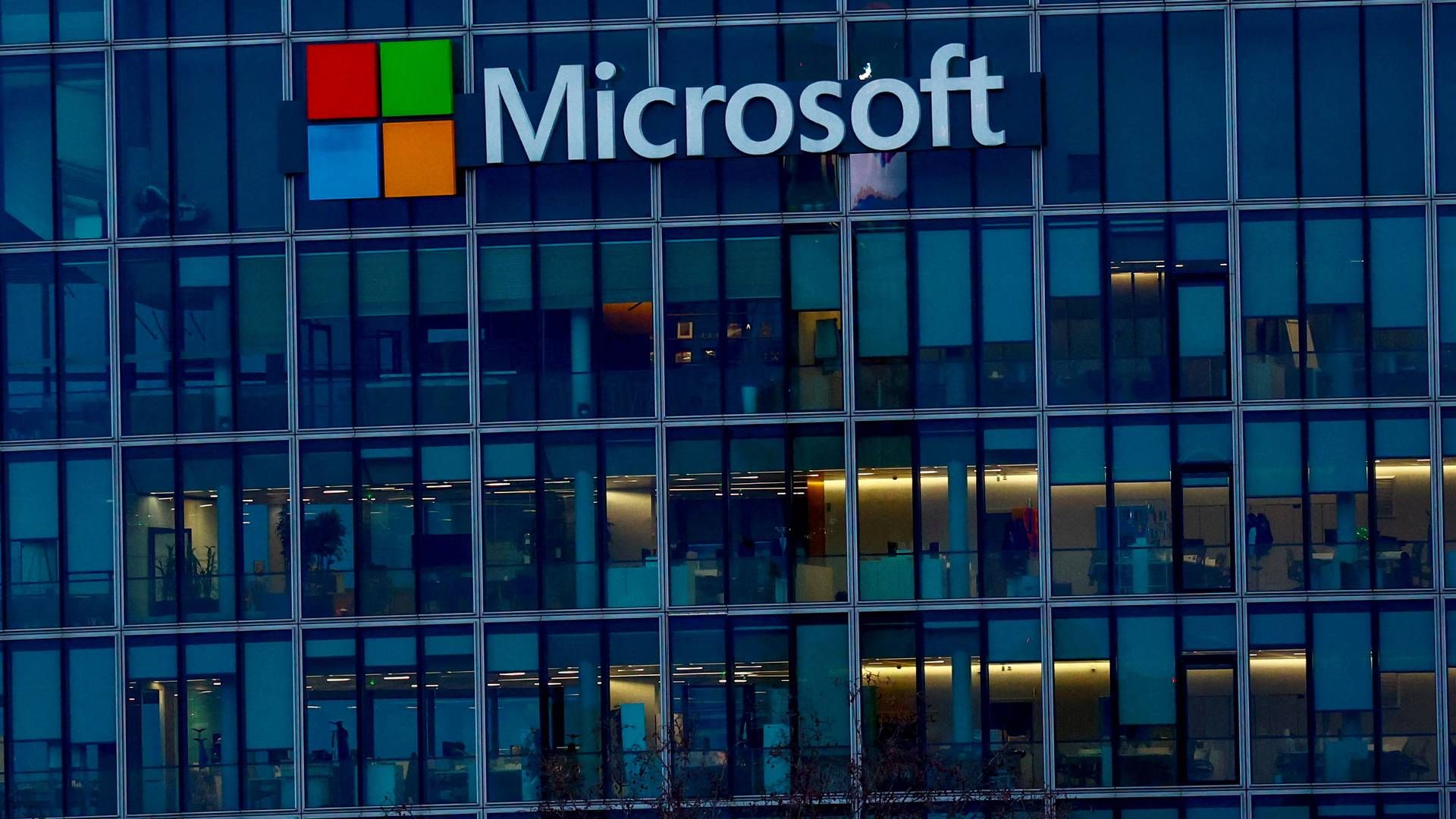 Microsoft har succes med cloud og AI-løsningerne. | Foto: Gonzalo Fuentes