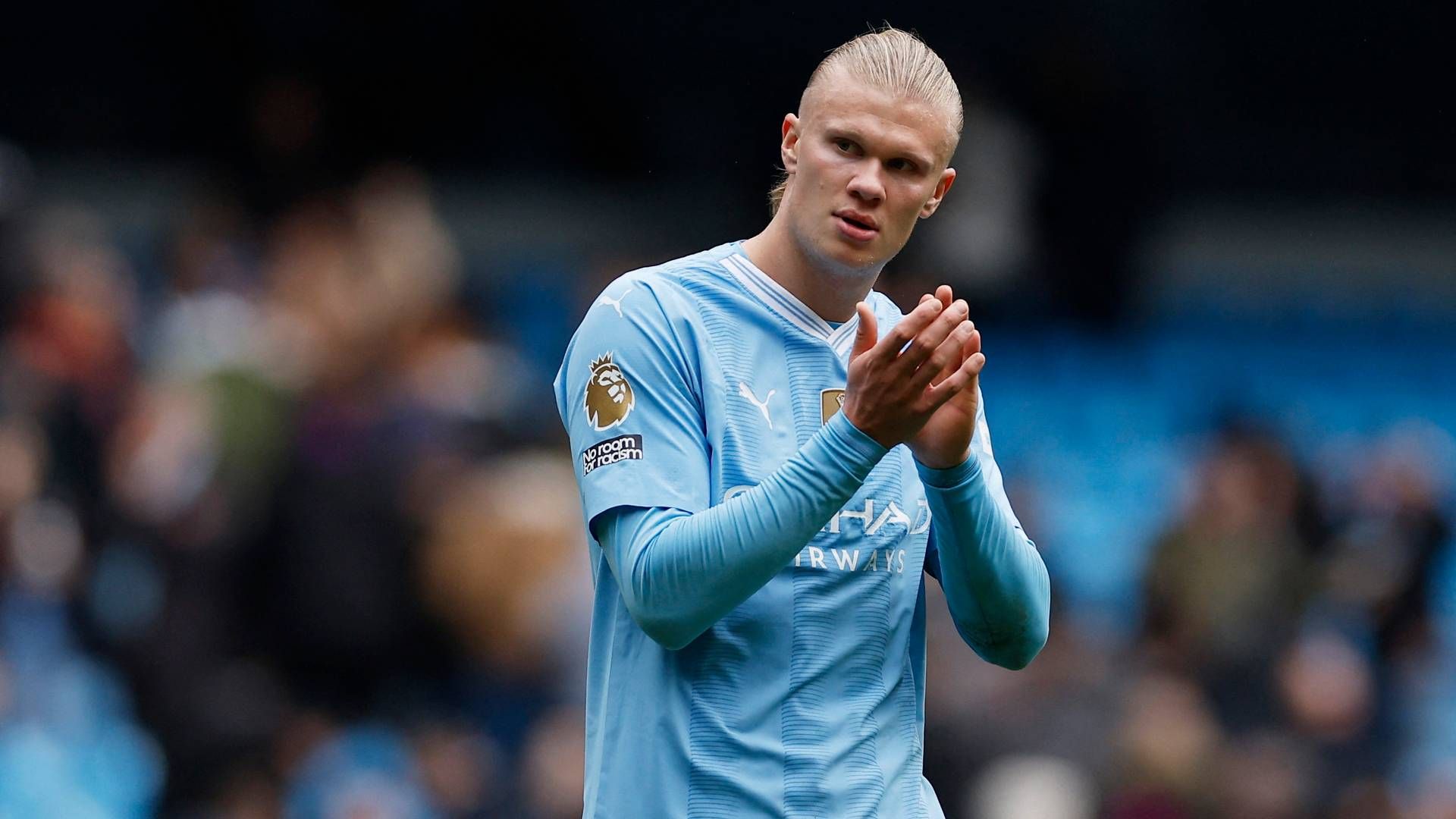 Erling Braut Haaland har kastet nogle af sine mange fodboldmillioner i Nykode Therapeutics. Nordmandens klub Manchester City møder danske FC København i aften i Champions League. | Foto: Jason Cairnduff