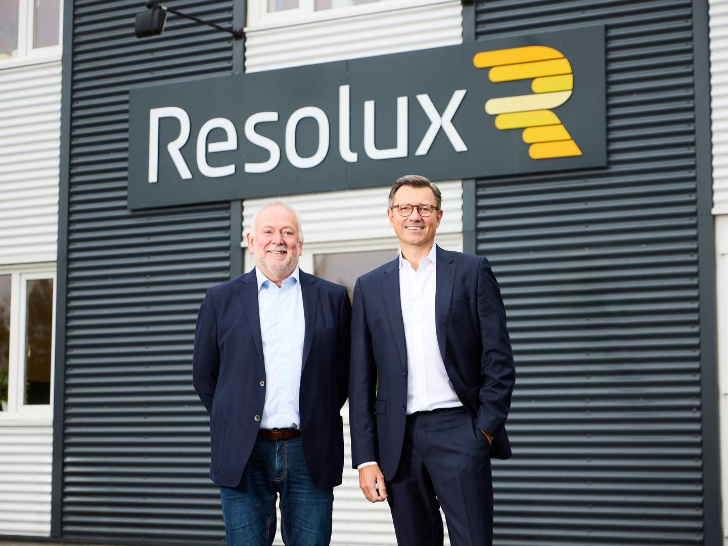 Ole Teglgaard (left) passed on the baton as CEO of Resolux to Mads-Ole Astrupgaard in October. | Photo: Pr Resolux