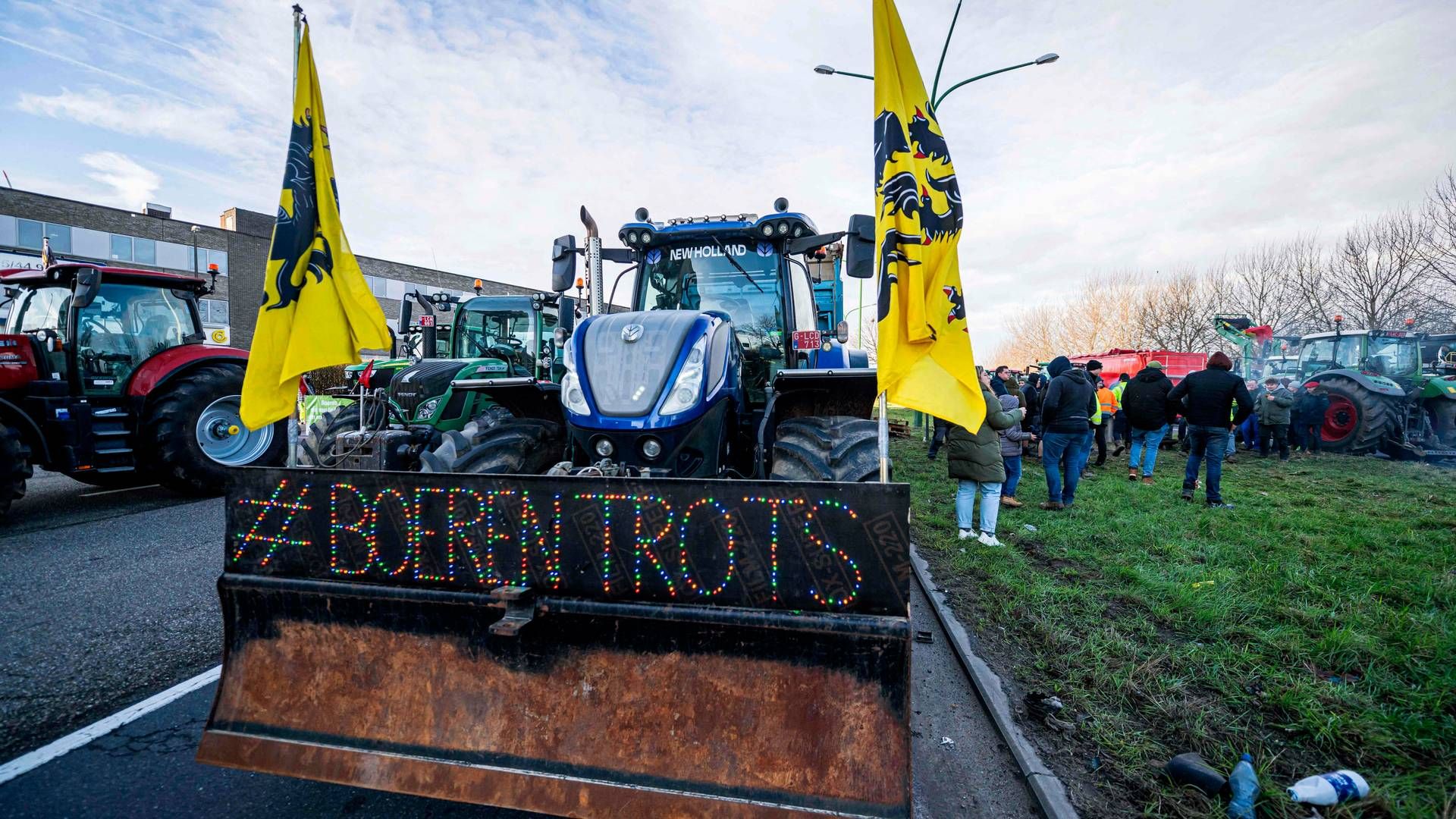 Landmandsprotester i store dele af Europa. Et lignende oprør kan være på vej i Danmark. | Foto: Jonas Roosens/AFP/Ritzau Scanpix
