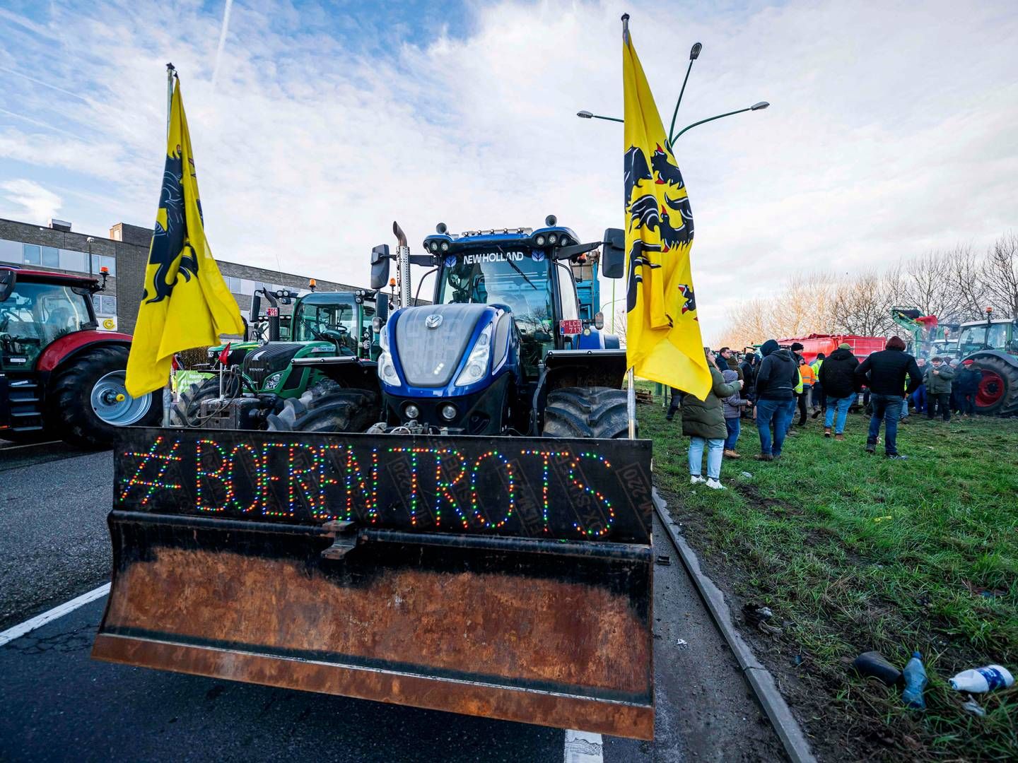 Landmandsprotester i store dele af Europa. Et lignende oprør kan være på vej i Danmark. | Foto: Jonas Roosens/AFP/Ritzau Scanpix