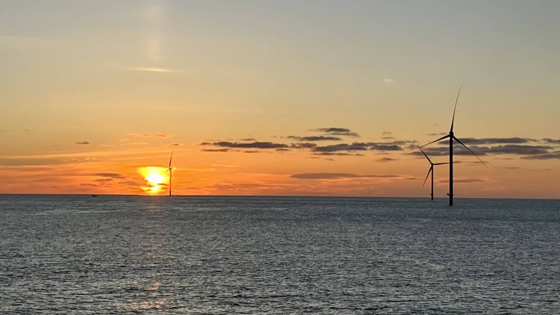 The last of the South Fork project's twelve turbines is currently being installed. | Photo: Ørsted