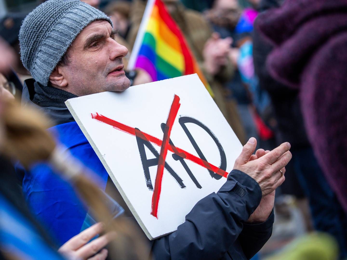 Keinen Bock auf die AfD - das Bild stammt von einer Demo in Rostock | Foto: picture alliance/dpa | Jens Büttner