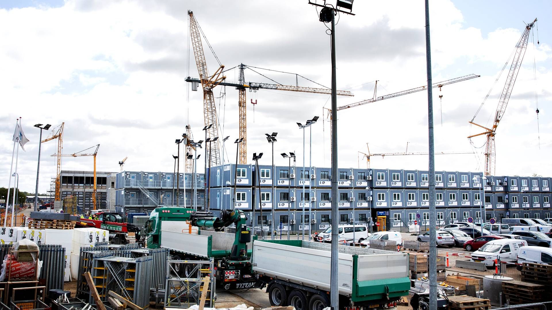 De mange byggeprojekter hos Novo Nordisk har fået virksomhedens CO2-udledninger til at brage i vejret. | Foto: Finn Frandsen