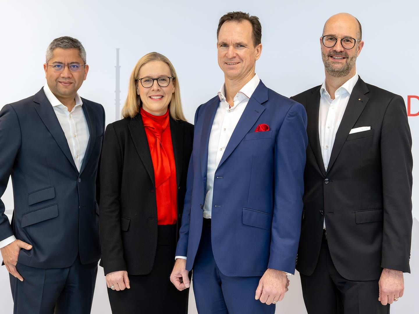 Vorstand der Sparkasse Bremen ist zufrieden mit dem Jahresergebnis: Pranjal Kothari (l.), Frauke Hegemann, Tim Nesemann, Klaus Windheuser | Foto: Björn Hake; Die Sparkasse Bremen