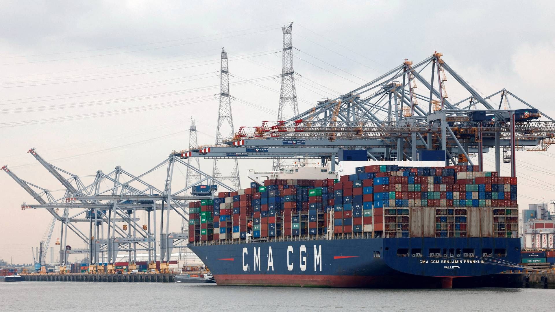 Et containerskib fra CMA CGM. Arkivfoto. | Foto: Yves Herman/Reuters/Ritzau Scanpix