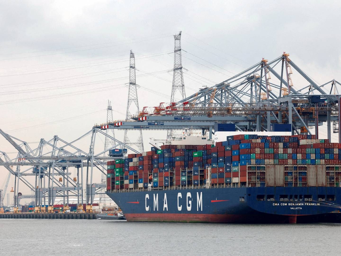Et containerskib fra CMA CGM. Arkivfoto. | Foto: Yves Herman/Reuters/Ritzau Scanpix
