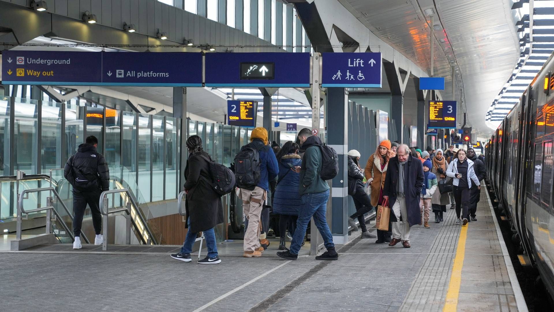 Britiske togrejsende kan se frem til endnu en strejke. | Foto: Maja Smiejkowska/Reuters/Ritzau Scanpix