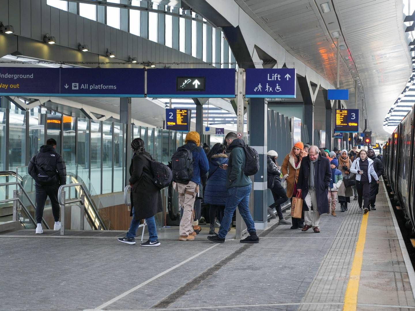 Britiske togrejsende kan se frem til endnu en strejke. | Foto: Maja Smiejkowska/Reuters/Ritzau Scanpix