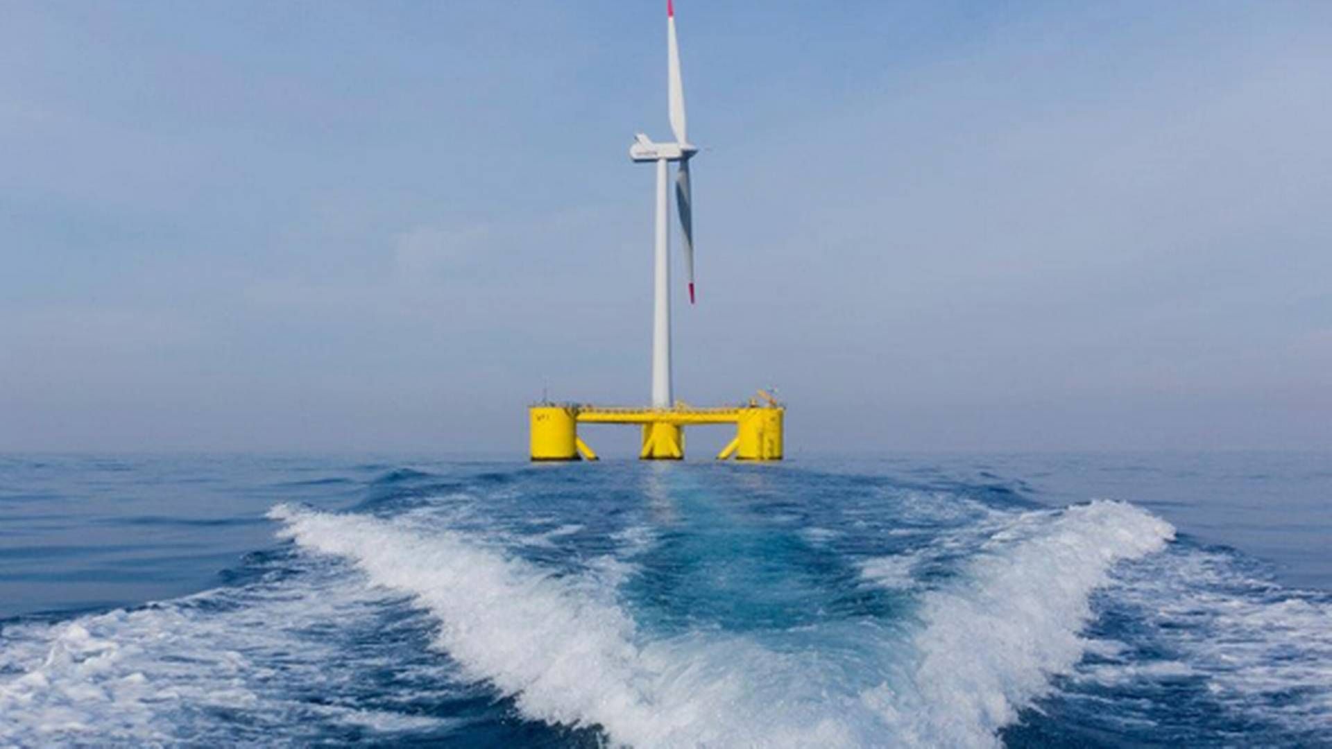 Flytende havvindmølle: Fornybar energi til havs. | Foto: Principle Power