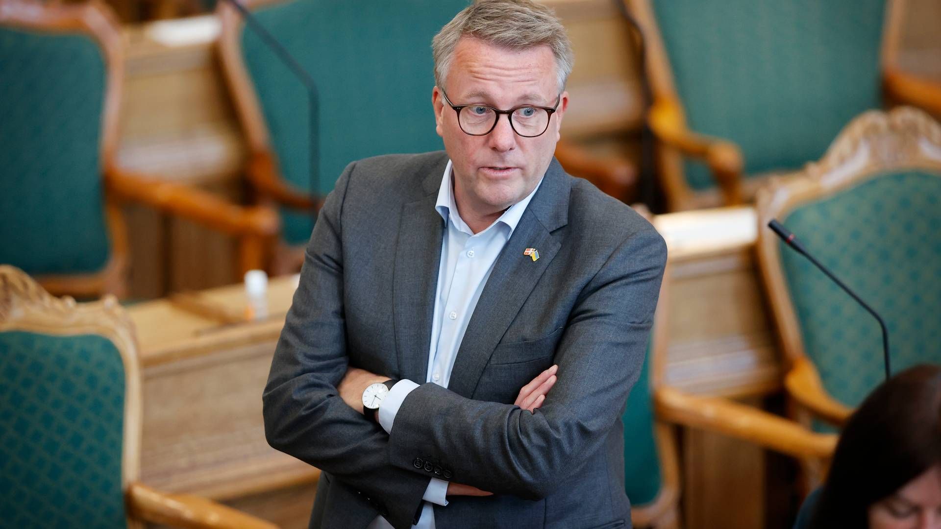 Erhvervsminister Morten Bødskov (S) mener, at danskernes ændrede betalingsmønstre udfordrer Dankortet. | Foto: Jens Dresling/Ritzau Scanpix