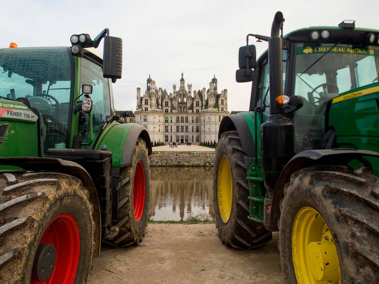 Landmænd protesterer mange steder i Europa. EU bør sætte ind over for ukrainsk import, lyder det fra aktører. | Foto: Guillaume Souvant/AFP/Ritzau Scanpix