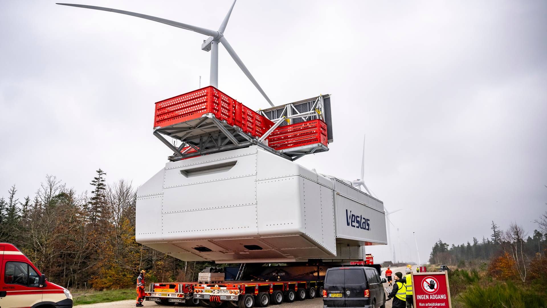 For nuværende har den største vindmølle på Østerild en højde på 280 meter. Med den beslutning om at udvide testcenteret vil man åbne op for møller med en høje på 450 meter. | Foto: René Schütze