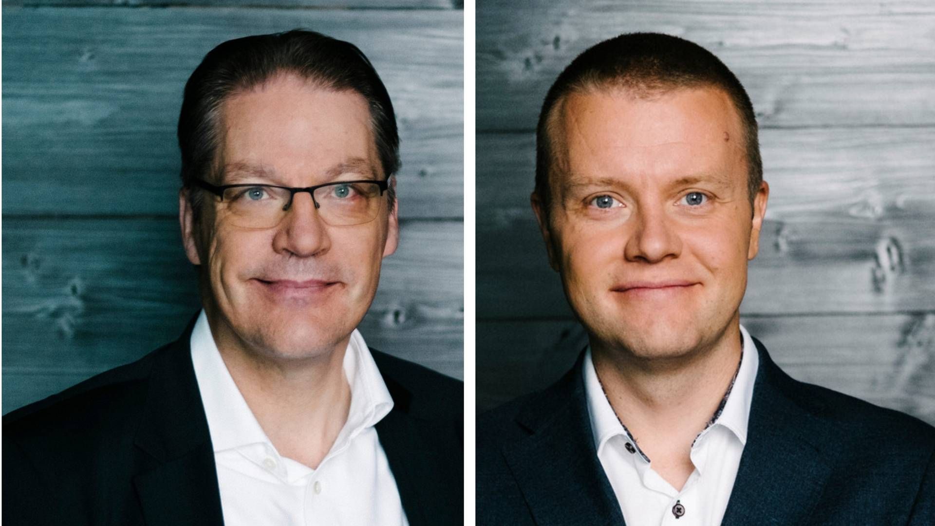 Varma's CEO, Risto Murto (left), and CIO Markus Aho. | Photo: Varma / PR