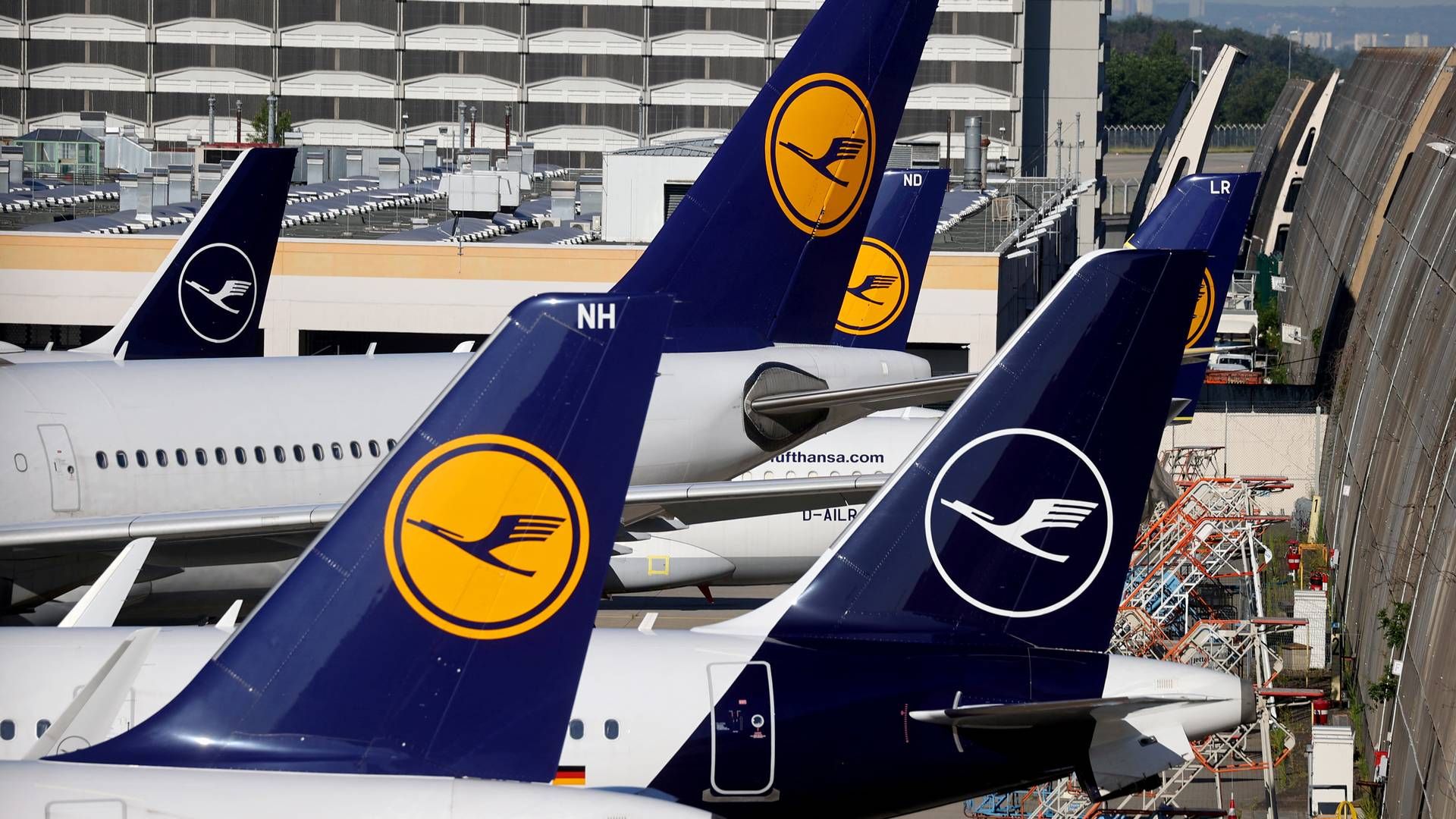 Strejken blandt Lufthansa-personalet på jorden vil vare i 27 timer. | Foto: Kai Pfaffenbach/Reuters/Ritzau Scanpix