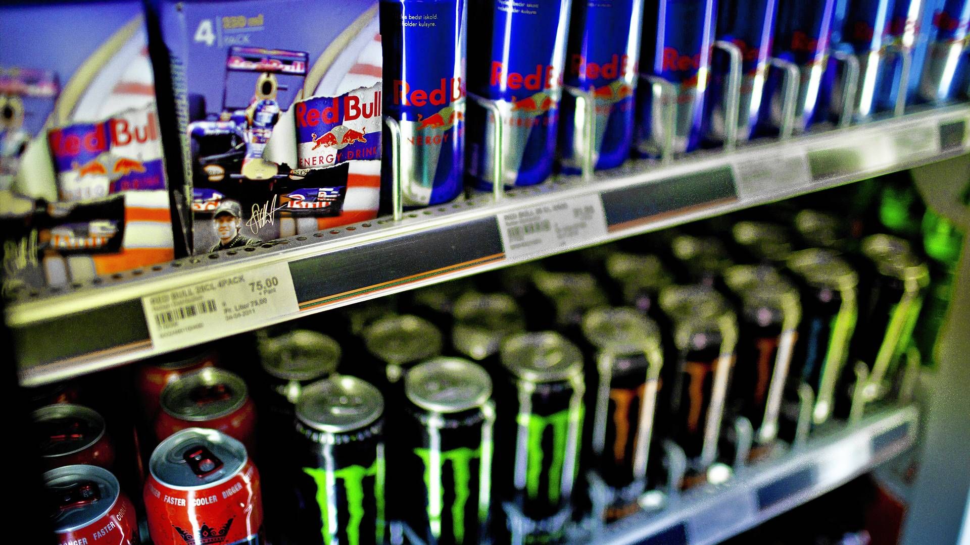 Monster Beverage er ifølge CNBC den største aktør på det amerikanske marked med en andel på 19,7 pct. efterfulgt af Red Bull, der sidder på 16,2 pct. af markedet. | Foto: Marcus Trappaud Bjørn