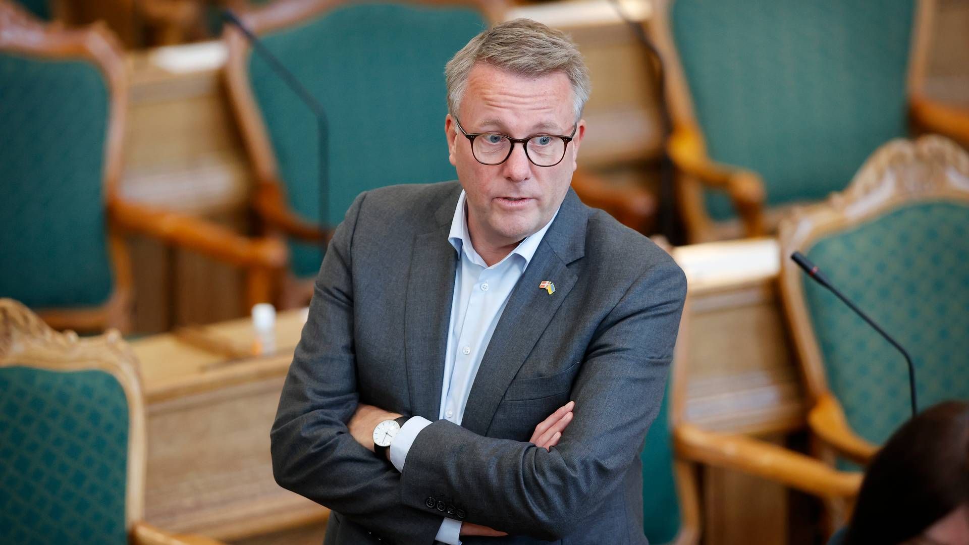 Erhvervsminister Morten Bødskov (S) har fået overdraget en række mulige besparelser på erhvervsområdet, som nu skal gennemgåes. | Foto: Jens Dresling/Ritzau Scanpix