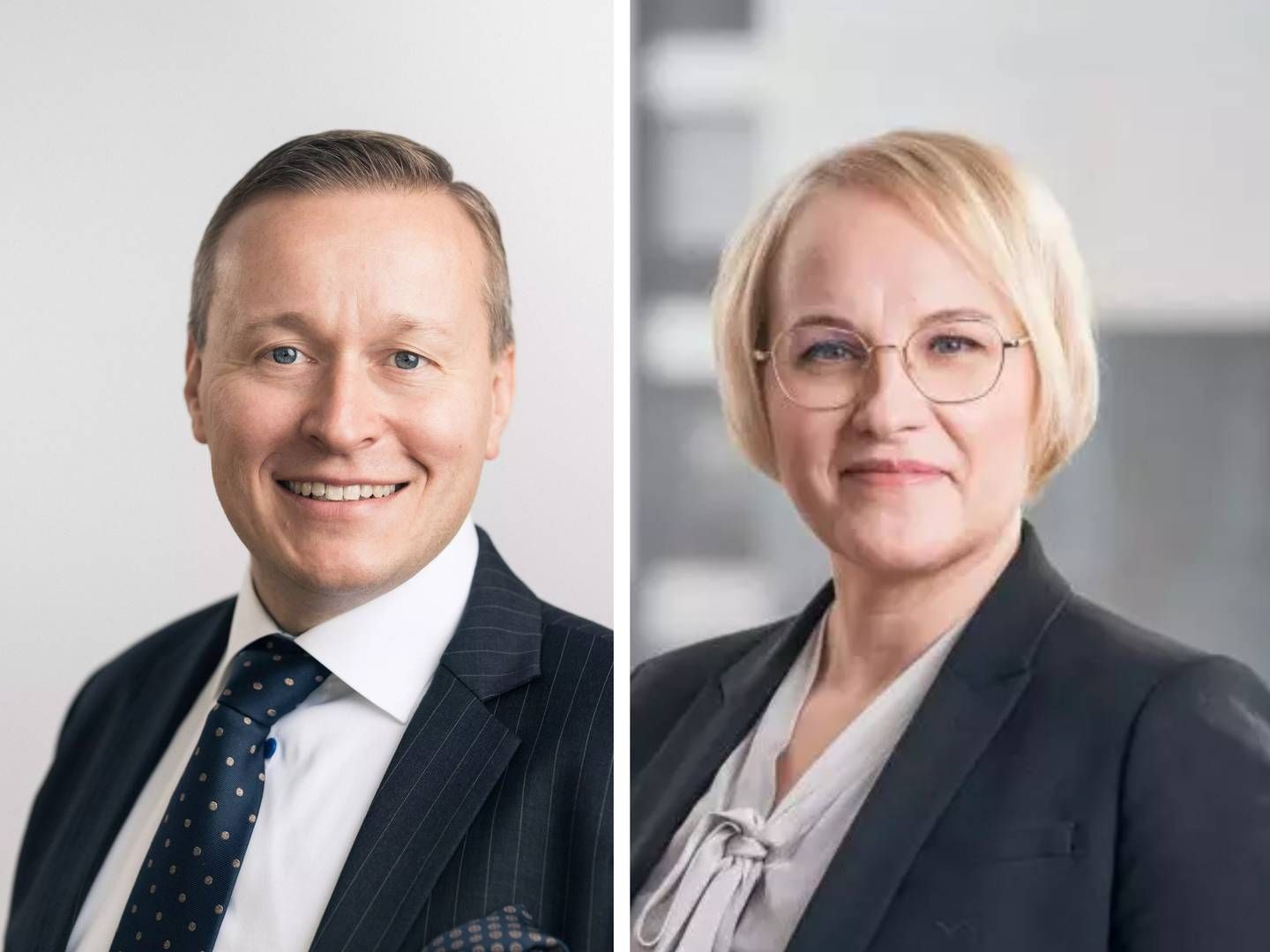 Carl Pettersson is the CEO of Elo, and Jonna Ryhänen is the pension company's recently appointed CIO. | Photo: Elo / Pr