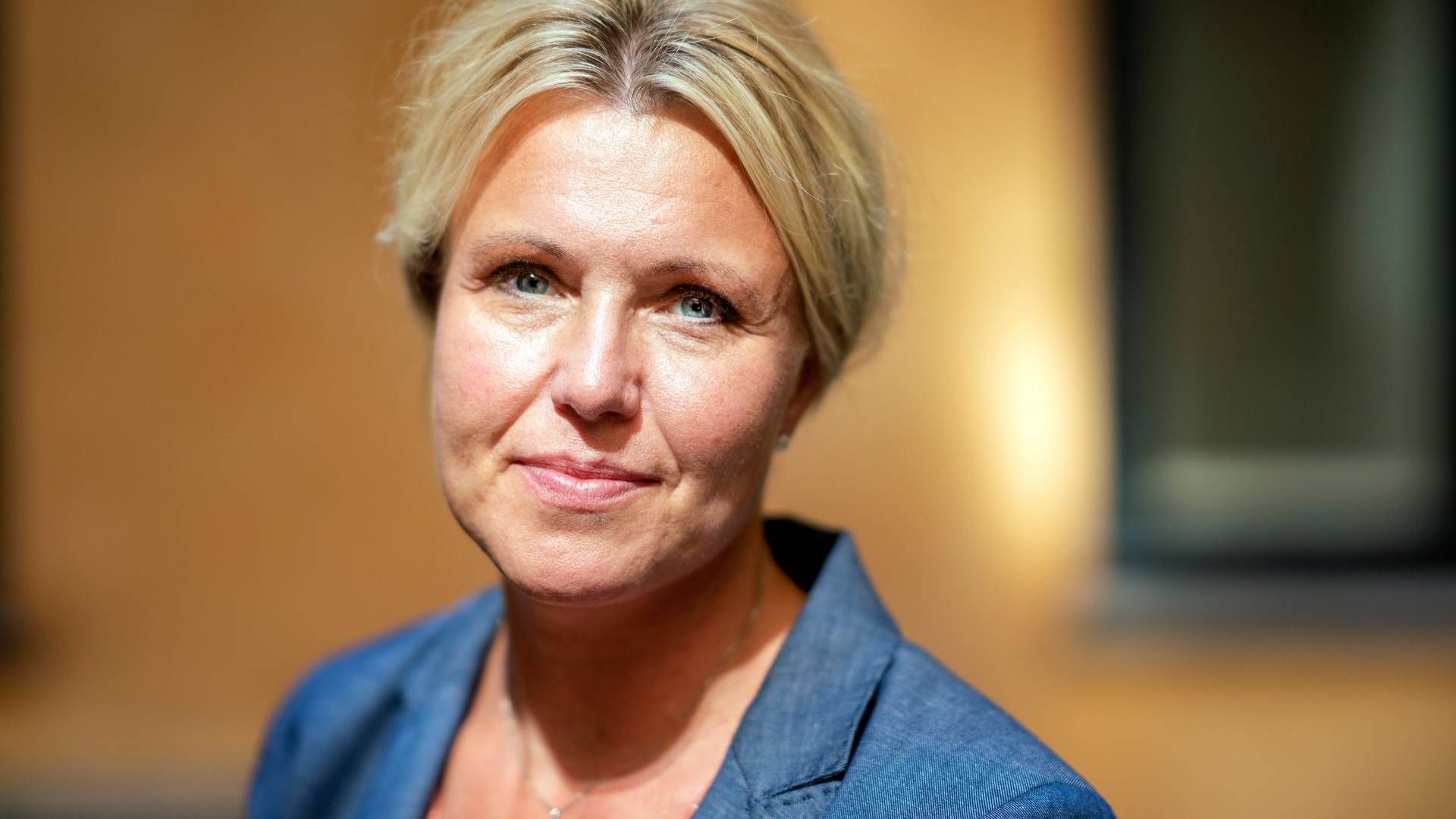 Adm. direktør for Merkur Andelskasse Charlotte Skovgaard er kritisk over for ESG-score. | Foto: Stine Bidstrup/Ritzau Scanpix