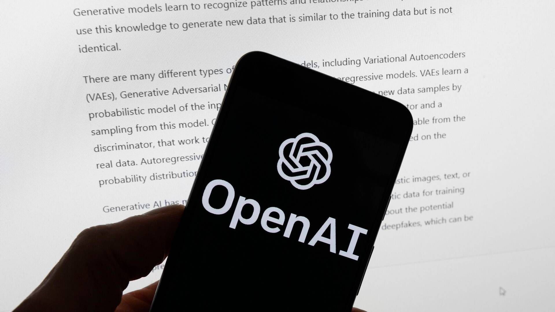 OpenAI's ChatGPT-butik minder om de klassiske app stores fra Google og Apple, som vi allesammen allerede bruger på vores telefoner, skriver teknologiekspert Christian Villum. | Foto: Michael Dwyer/AP/Ritzau Scanpix