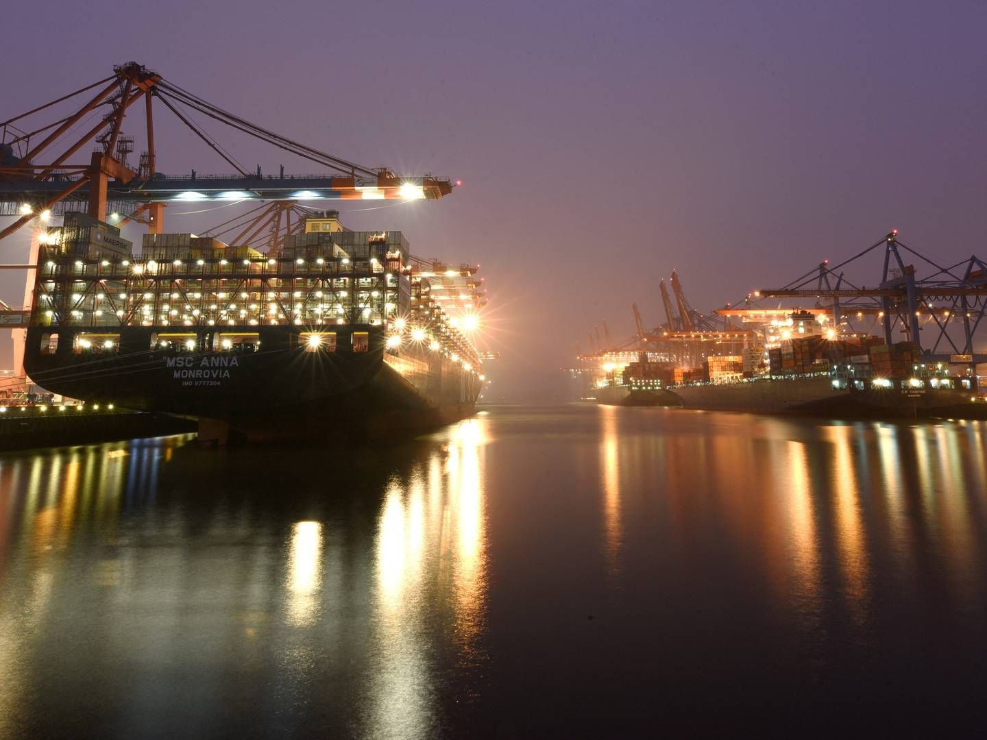 Hamborg Havns største terminaloperatør, HHLA, blev ramt af faldende fragtmængder i 2023. Ledelsen peger på Ruslands krig i Ukraine som en vigtig årsag. | Foto: Fabian Bimmer/Reuters/Ritzau Scanpix