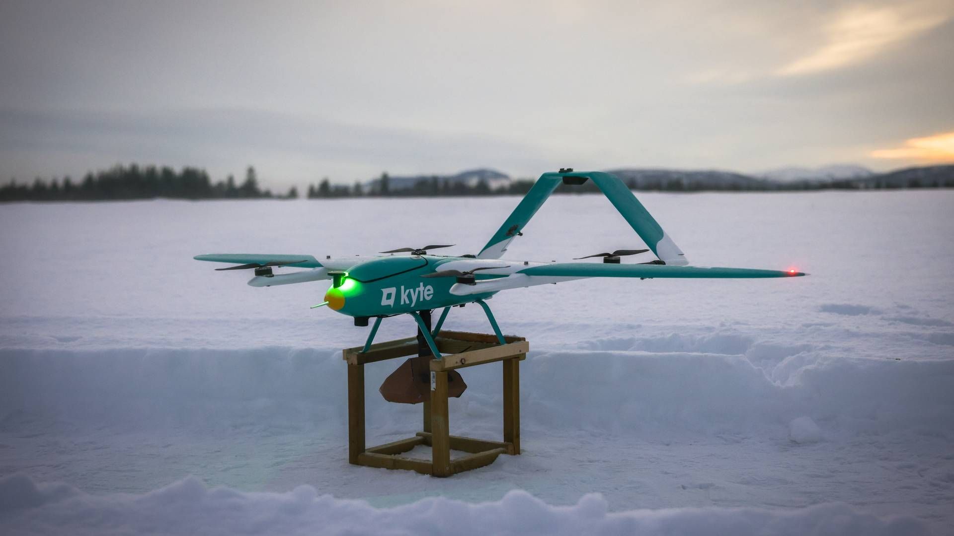 Dronen kan lastes med 1,5 kg. | Foto: PR/Aviant
