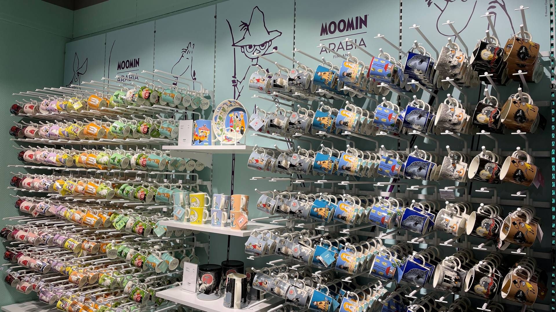 ÅPNER BUTIKK: Den 21. mars åpner Moomin Arabia sin første brand store i Norge, på Sandvika storsenter. Bildet er fra den så kallet «shop-in-shop» i Kitch’n i Torggata, Oslo. | Foto: Fredrik Andersson/HandelsWatch