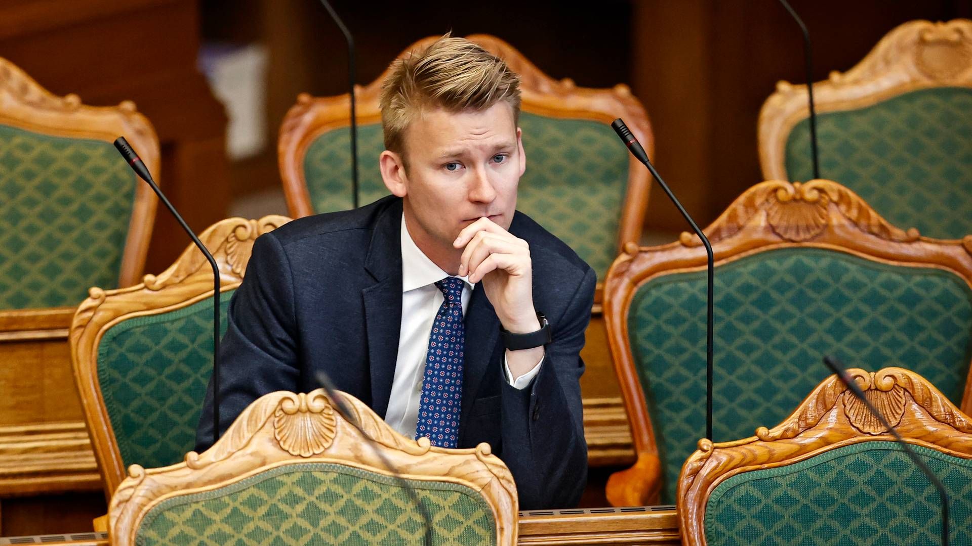 Dansk Folkeparti vil arbejde for at sikre DIS-ordningen, når partierne skal drøfte, hvilke støtteordninger til det danske erhverv, der skal afskaffes, siger Peter Kofod (DF). | Foto: Jens Dresling