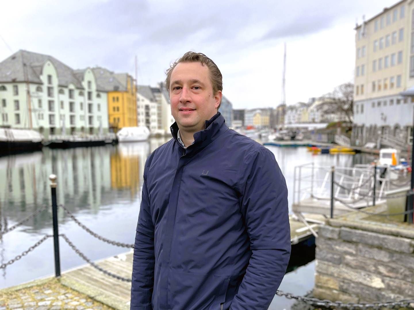 FRISK GIV: Ålesund-baserte Flakk Eiendom har fått med seg Carl Magnus Hegde Næss til å lede selskapet fra og med 2024. Han er utdannet siviløkonom og har tidligere jobbet med næringseiendom for aktører som NCC og Obos. | Foto: Flakk Eiendom