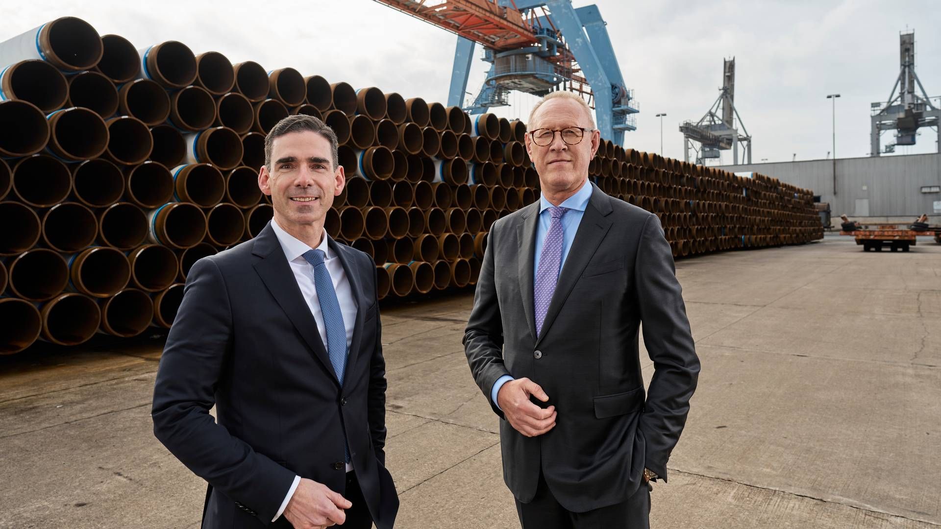 Matthias Magnor (left) will succeed Frank Dreeke on Jan. 1, 2025 as CEO of German logistics group BLG Logistics, headquartered in Bremen. | Photo: BLG Logistics