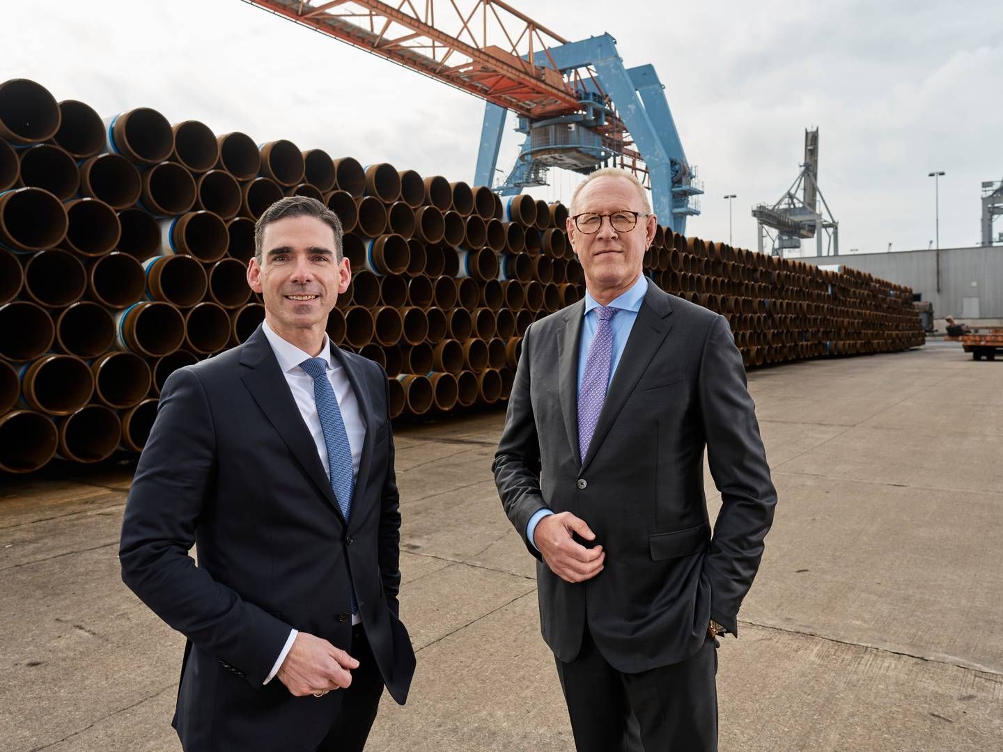 Matthias Magnor (left) will succeed Frank Dreeke on Jan. 1, 2025 as CEO of German logistics group BLG Logistics, headquartered in Bremen. | Photo: BLG Logistics