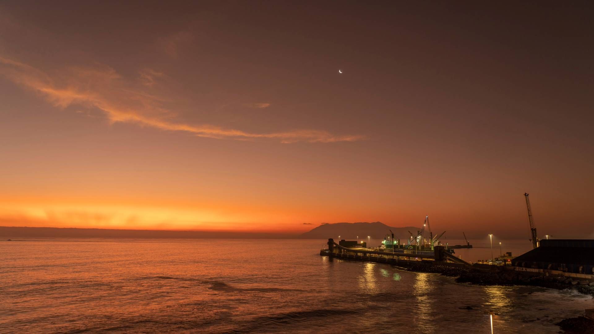 A dry cargo ship at the port of Antofagasta in Chile. Archive photo. | Photo: Jon G. Fuller/AP/Ritzau Scanpix