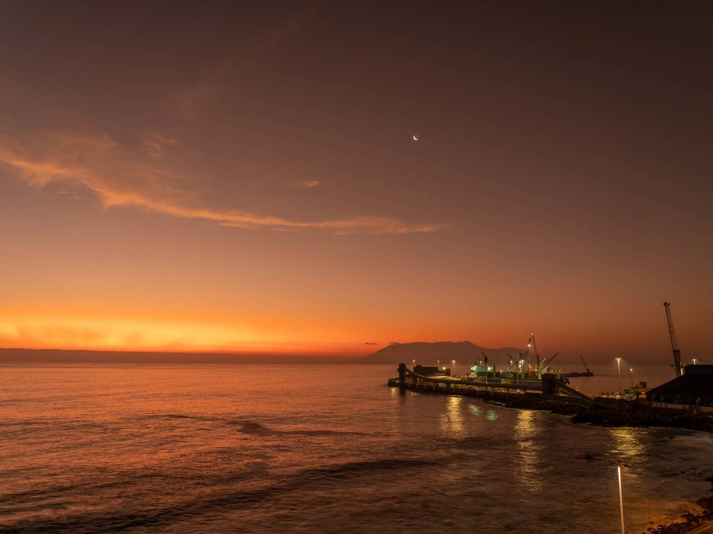 Et tørlastskibe ved havnen Antofagasta i Chile. Arkivfoto. | Foto: Jon G. Fuller/AP/Ritzau Scanpix