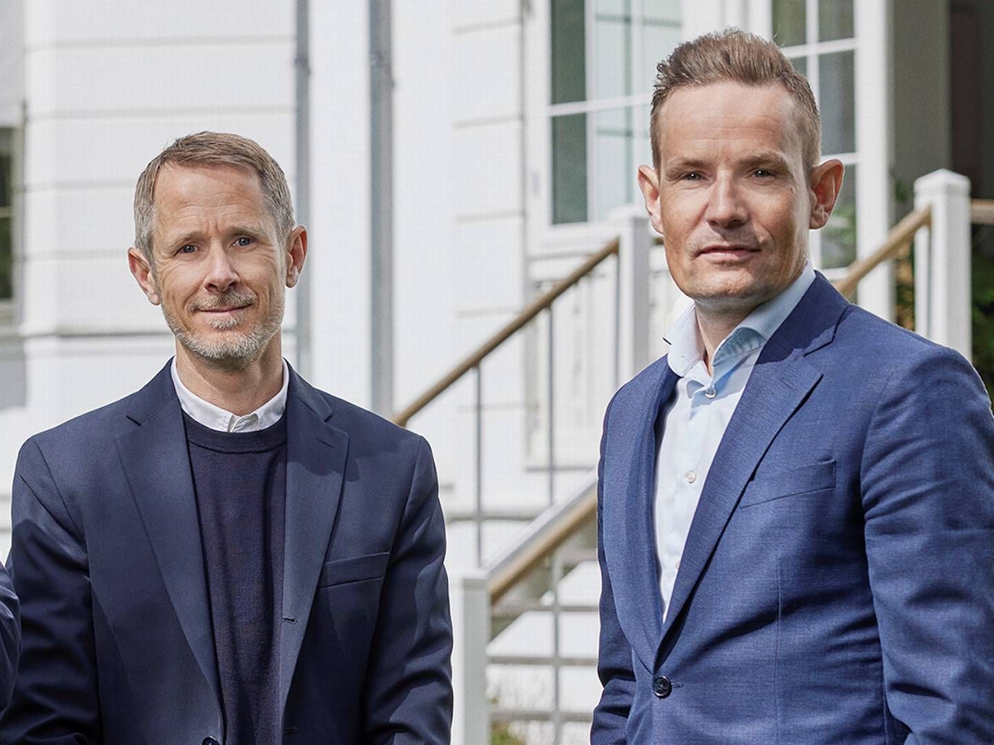 Rasmus Lund, tv., og Laurits Bach Sørensen, seniorpartner i Nordic Alpha Partners, der har drevet investeringerne i Tesla-handlen og i Spirii. | Foto: Nordic Alpha Partners / Pr