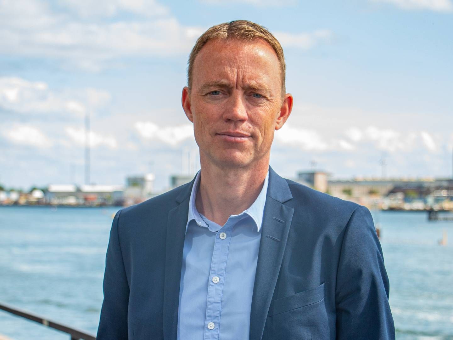 ”Vi er bestemt åbne for opkøb," siger Svitzers adm. direktør, Kasper Nilaus. Slæbebådsrederiet er i færd med at blive udskilt fra Mærsk for at blive børsnoteret i København. | Foto: Pr-foto