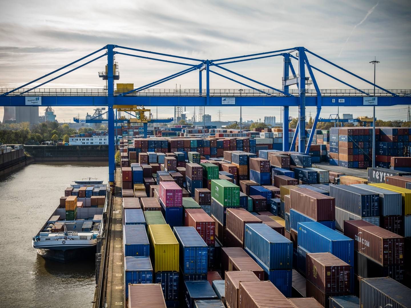 Havnen er Duisburg betegner sig som verdens største indlandshavn, og snart får den også Europas største indlands-terminal for containere. | Foto: duisport