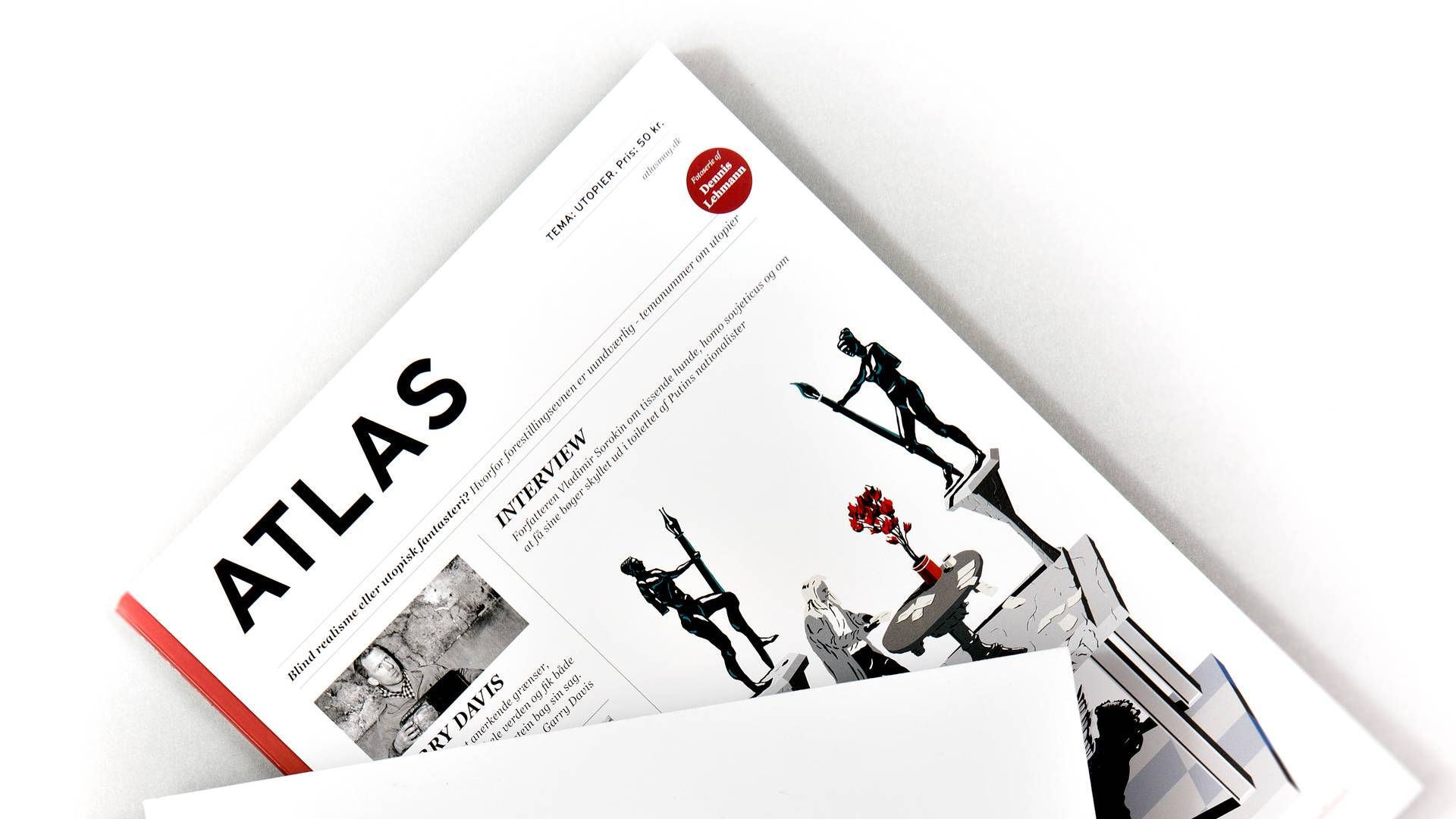 Atlas blev stiftet i 2010 og udkommer - udover løbende online - seks gange årligt på print. | Foto: Lars Krabbe/Jyllands-Posten/Ritzau Scanpix