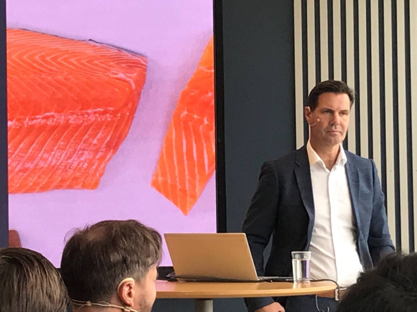 Topchef Henning Beltestad fra fiskekoncernen Lerøy Seafood Group er tilfreds med regnskabet for den norske koncern, trods store udfordringer med sygdomme i opdrætsdivisionen. | Foto: Torben Salomonsen