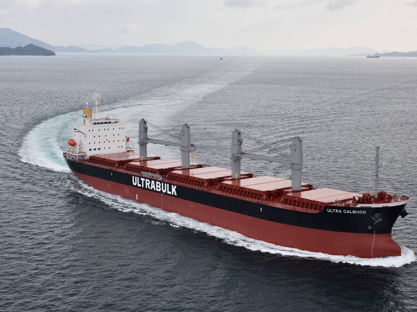 ”We are also in continued close dialog with partners to build a number of dual-fuel ammonia dry cargo vessels for delivery in 2026 and 2027. We expect to finalize these negotiations during 2024,” says chief exec Hans-Christian Olesen. | Photo: Pr / Ultrabulk