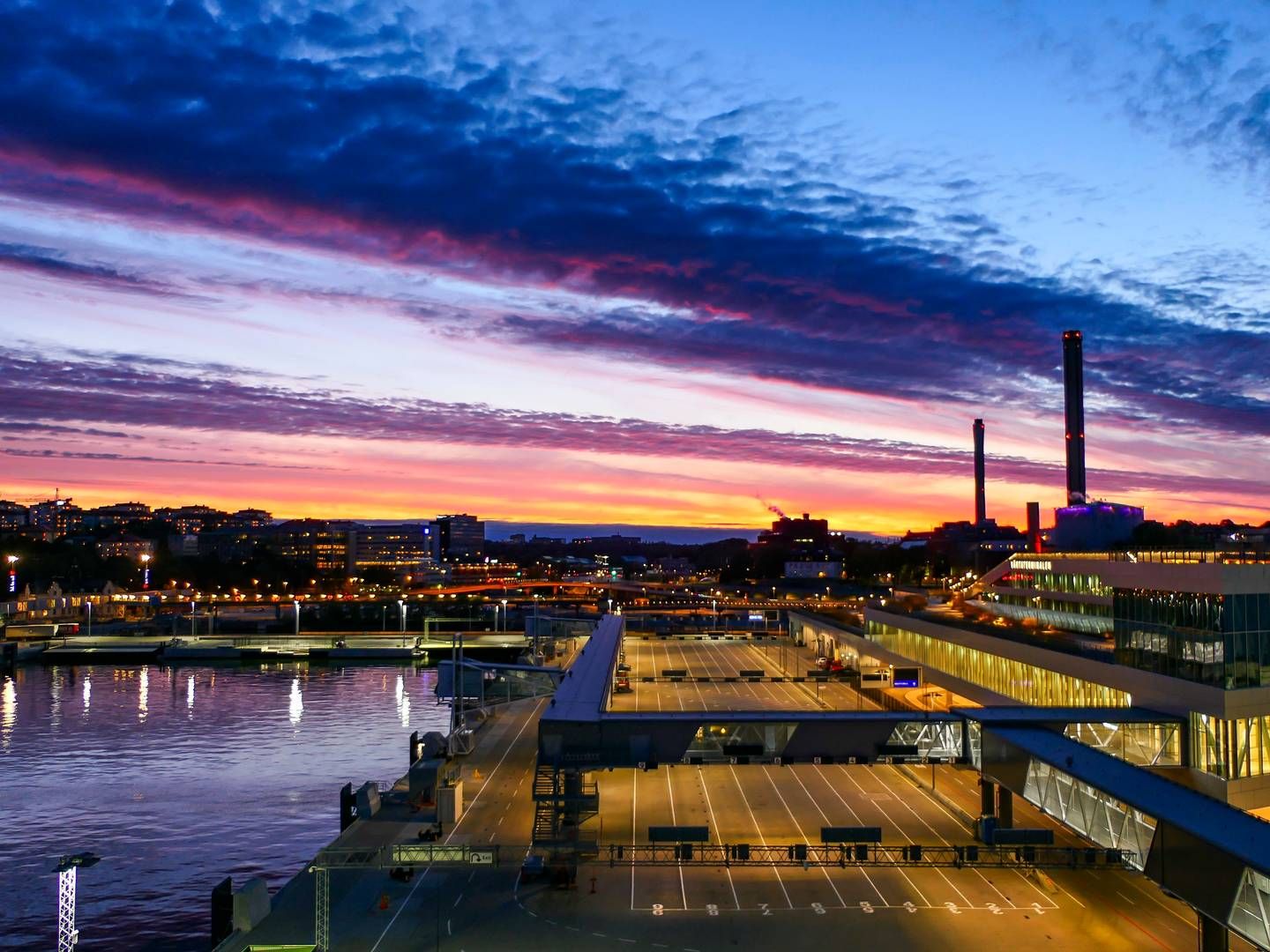Der findes allerede en førerløs færge i havnen i Stockholm. | Foto: Alexander Farnsworth/AP/Ritzau Scanpix